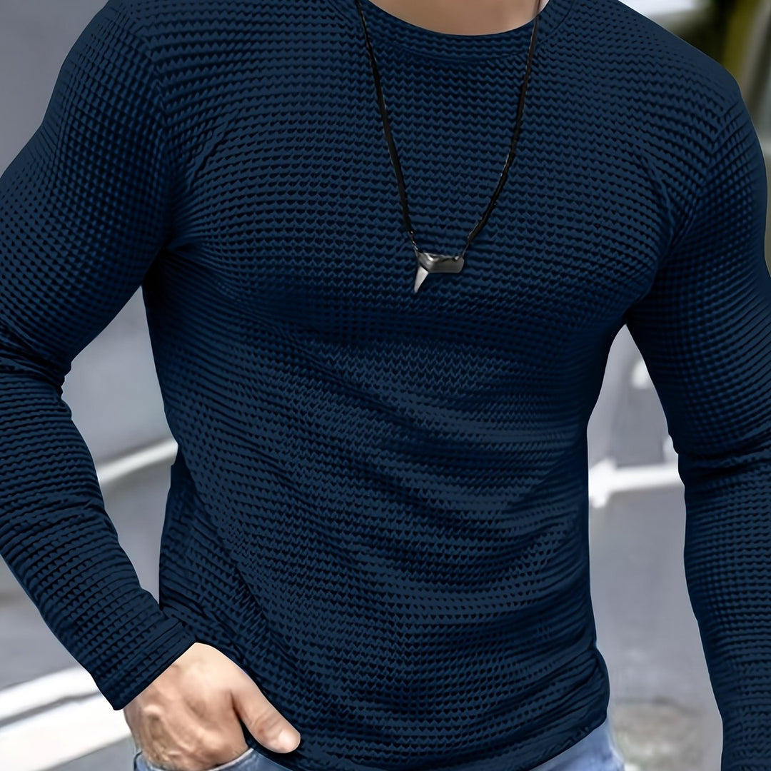 Bruno | Textured Long-Sleeve Top