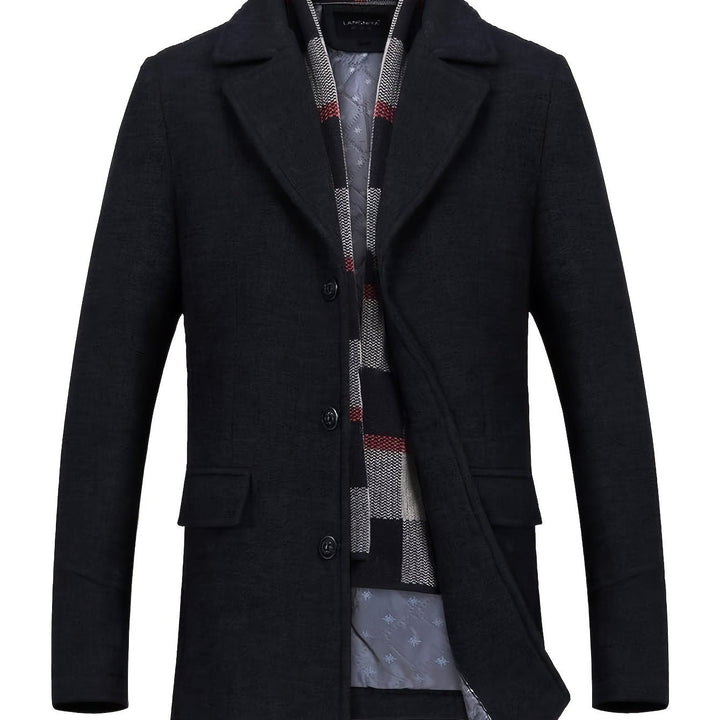 Callum | Tailored Single-Breasted Overcoat