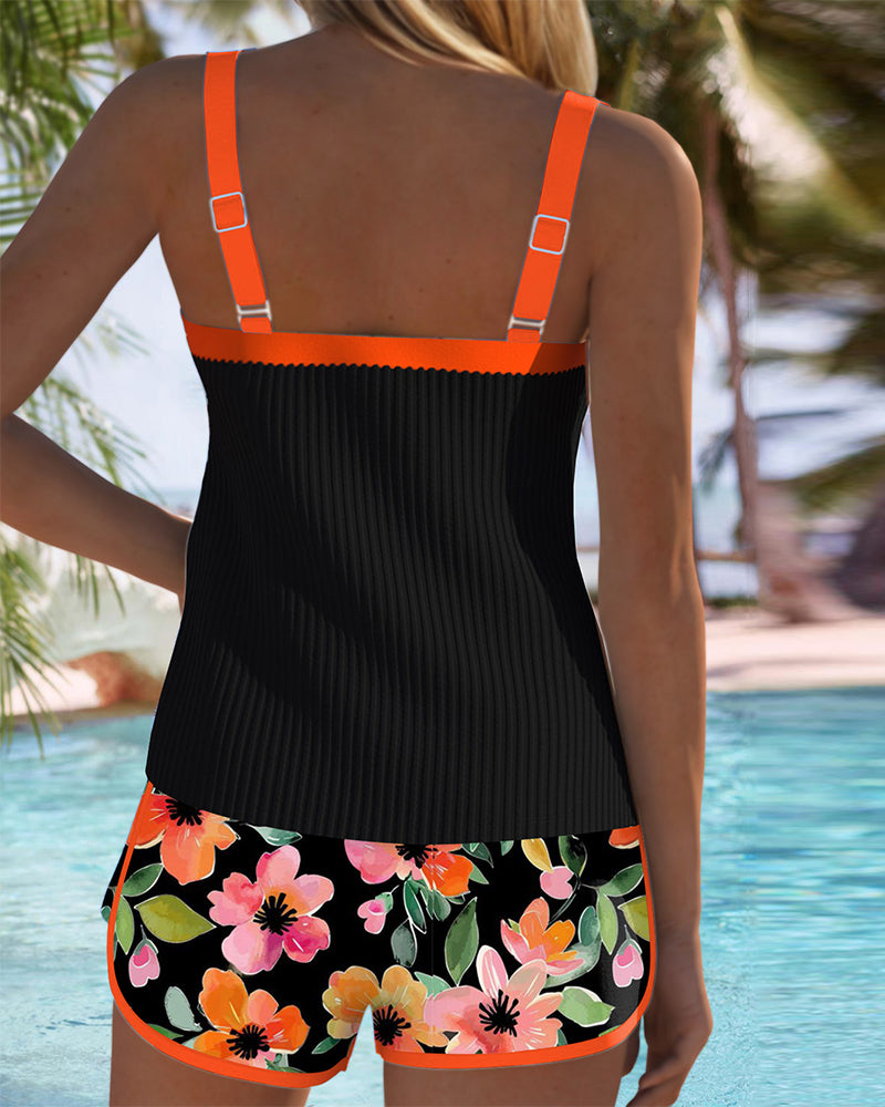 Roberta | Flattering Two-Piece Tankini Set