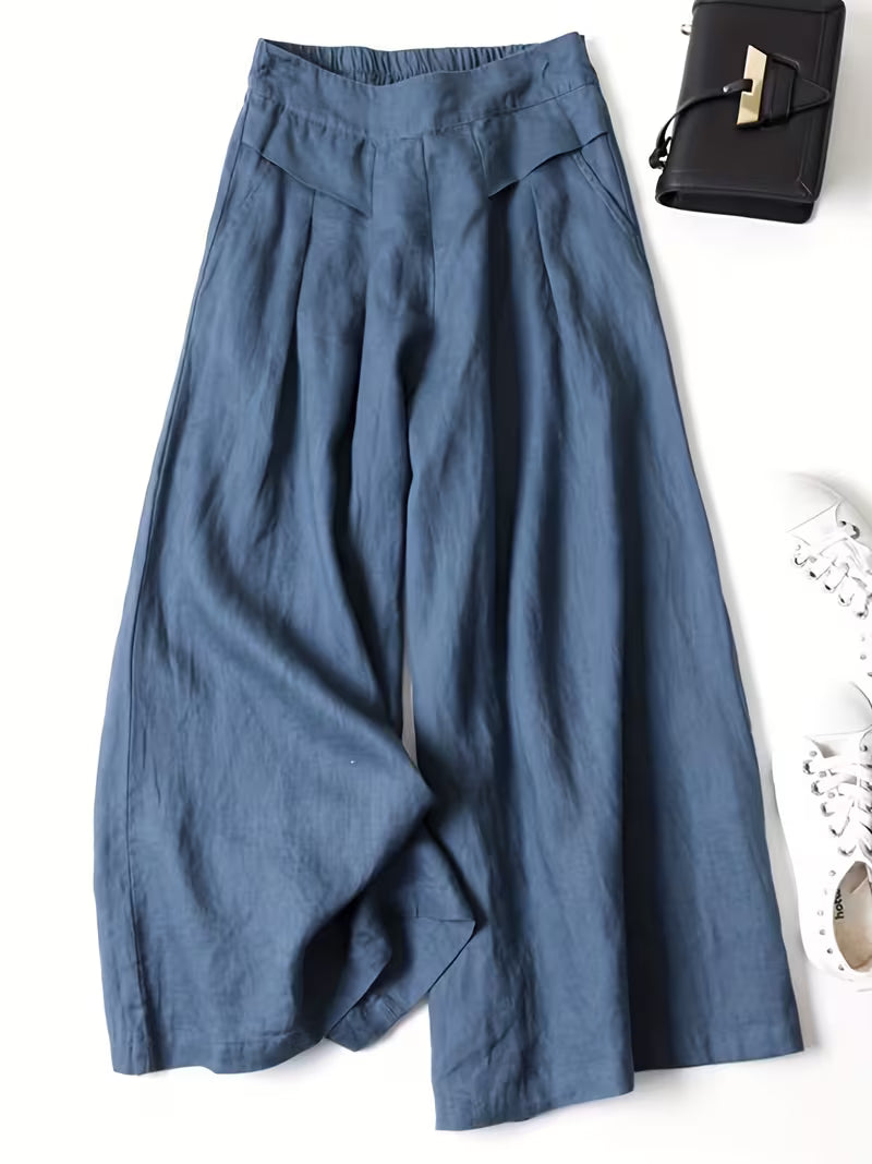 Valeria | Breathable Loose Wide-Leg Trousers