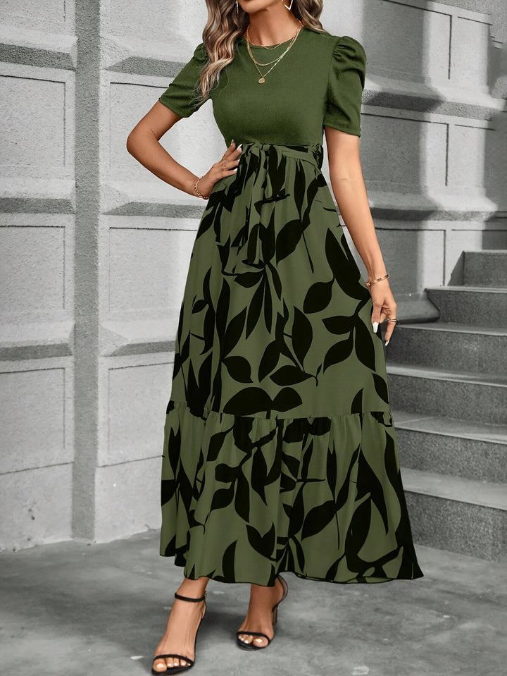 Helena | Printed Tiered Maxi Dress