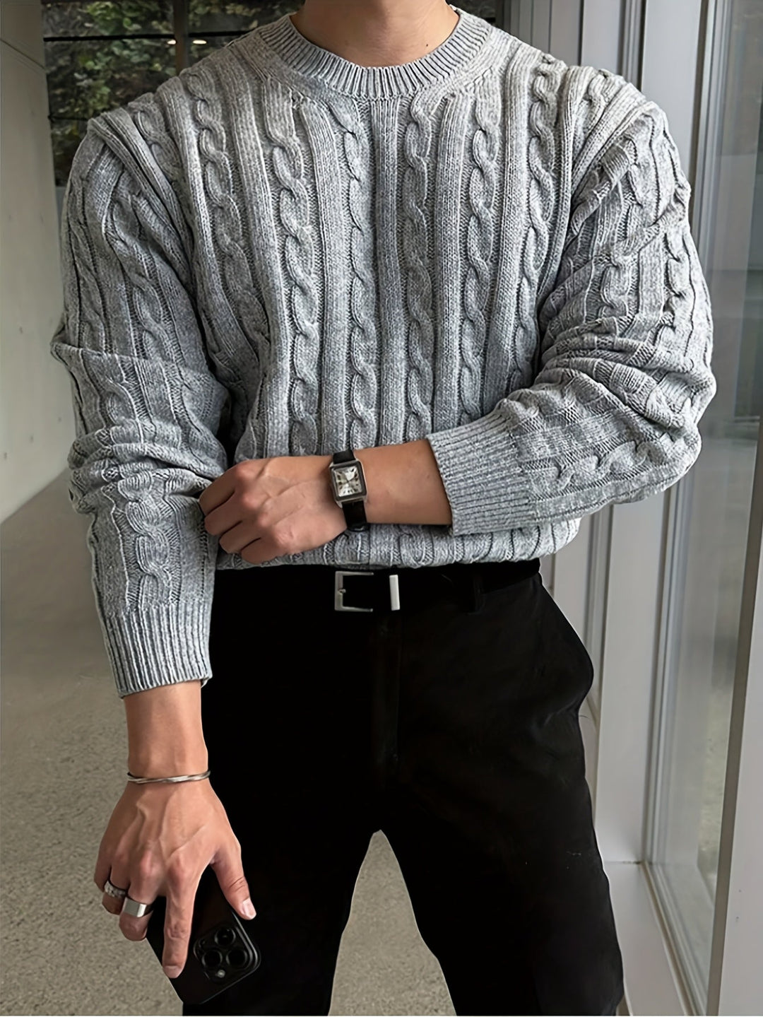 Preston | Twisted Cable Pullover Jumper