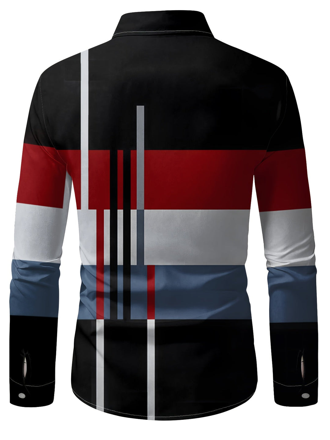 Rueben | Colour-Block Long-Sleeve Shirt