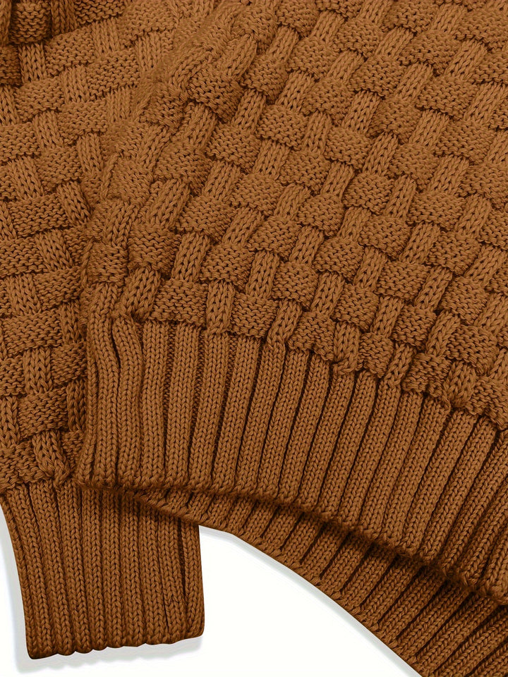 Alistair | Textured Shawl-Collar Jumper