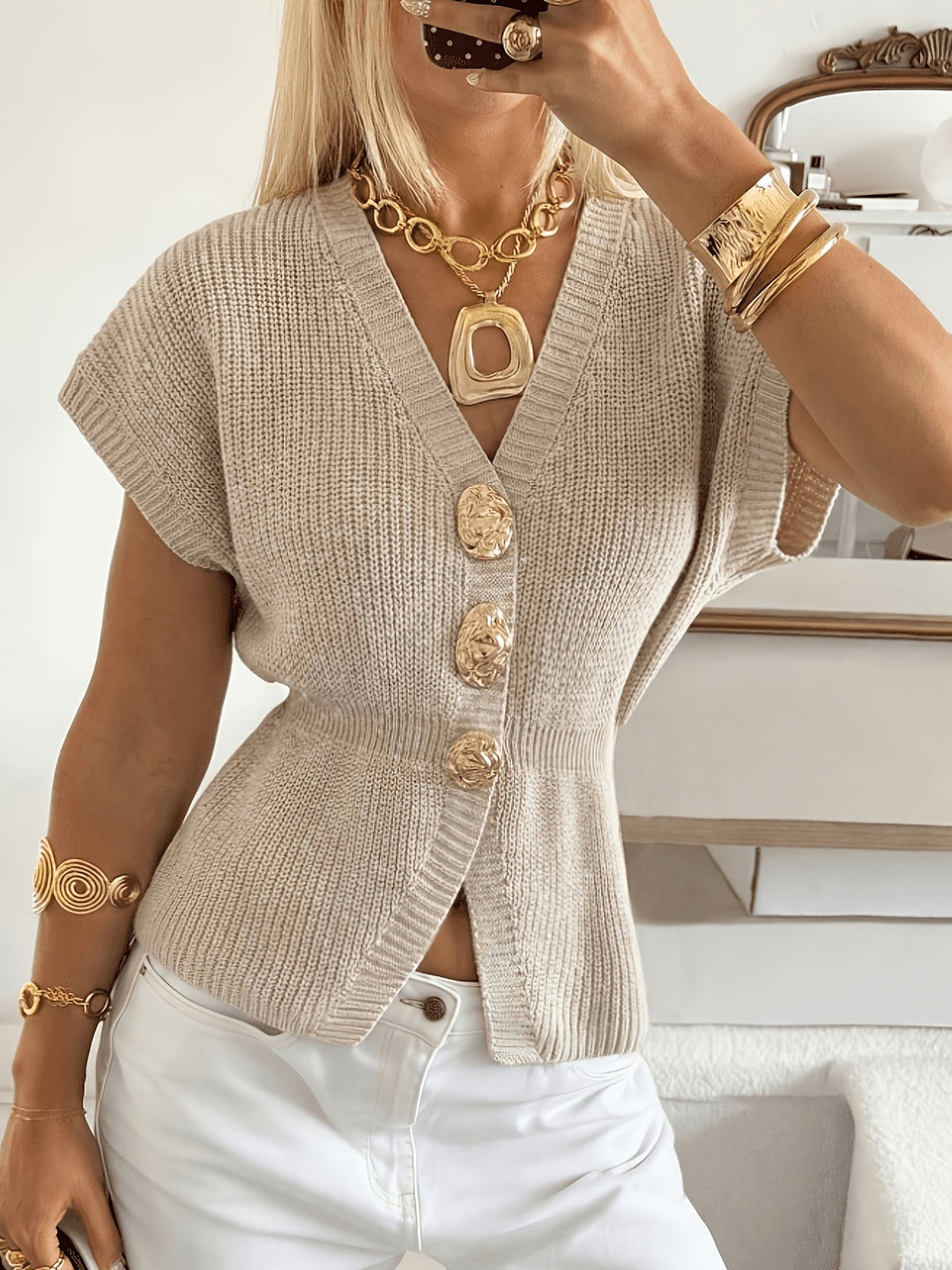 Adelaide | Refined Button-Front Cardigan