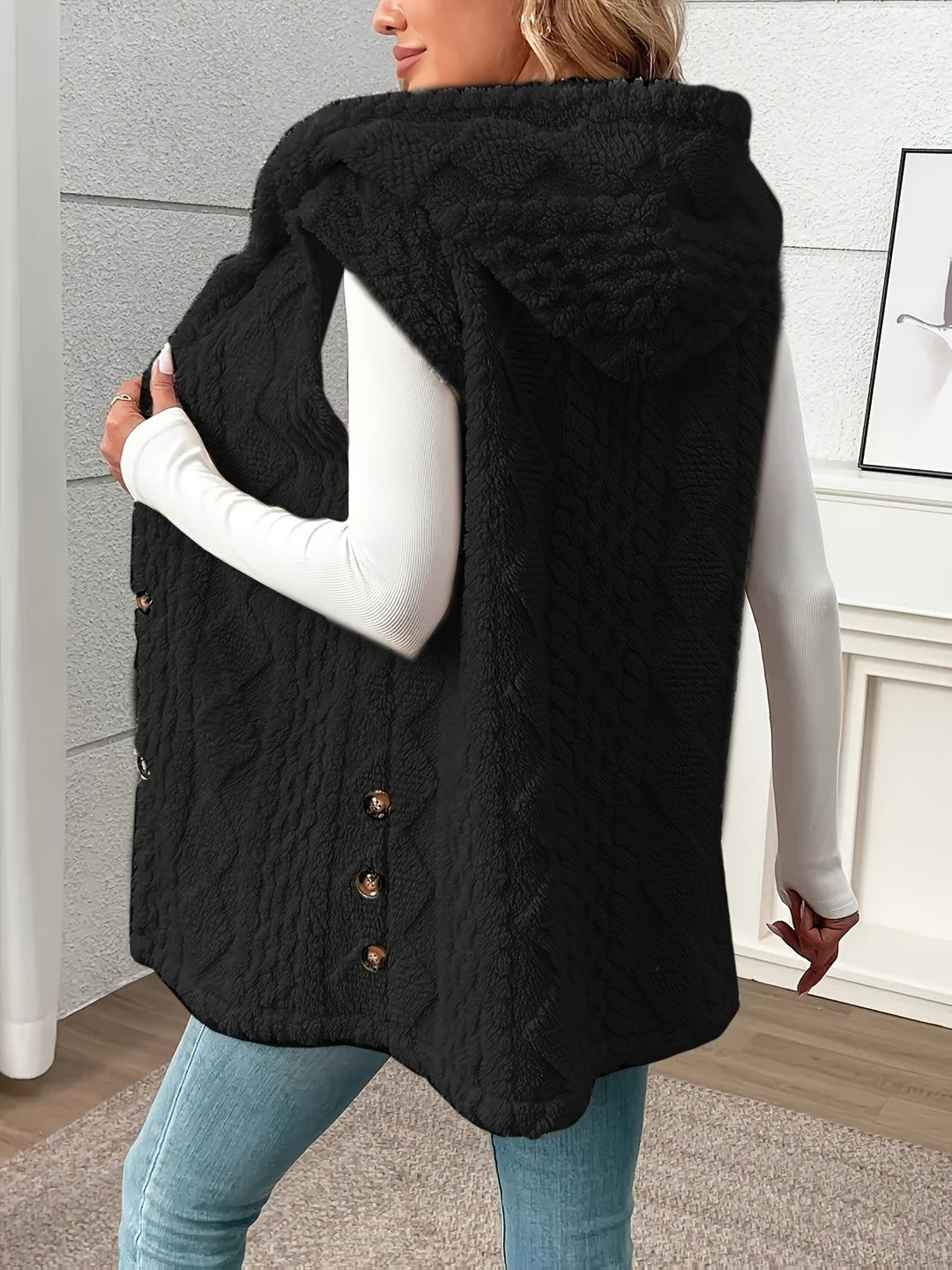 Lorna | Cozy Hooded Sleeveless Vest