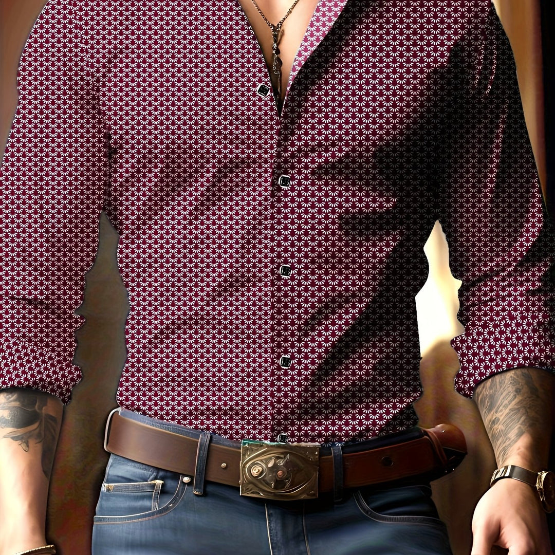 Clark | Refined Patterned Dress Shirt