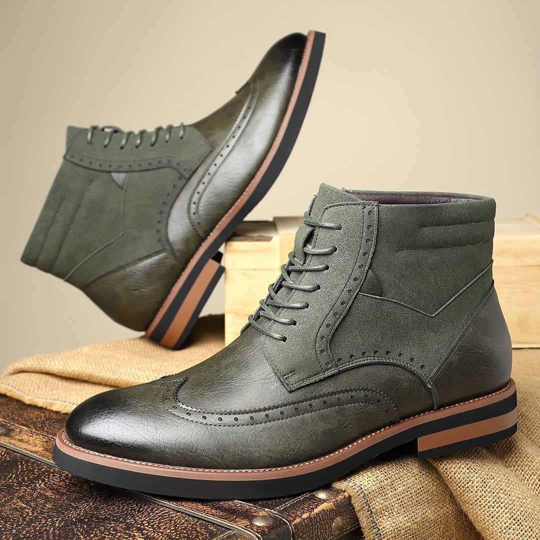 Roland | Classic Wingtip Ankle Boots