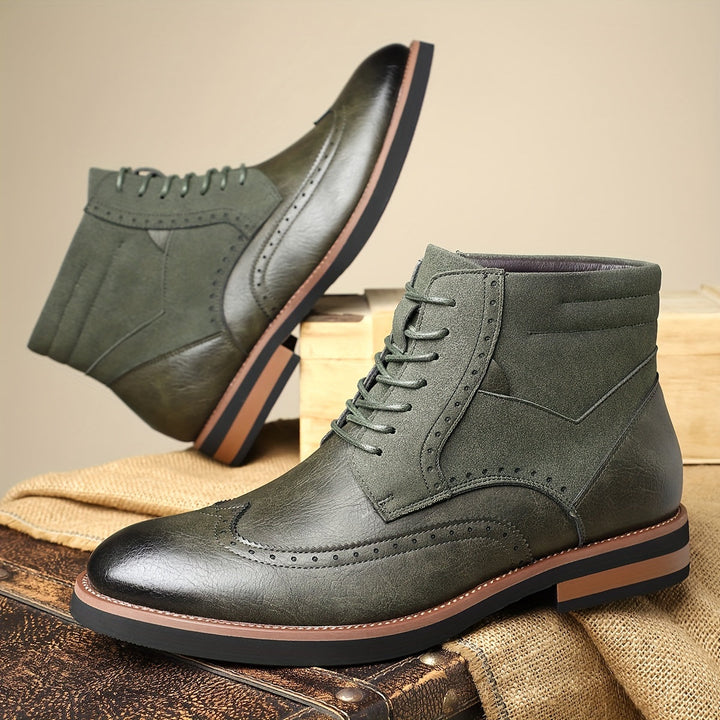 Roland | Classic Wingtip Ankle Boots