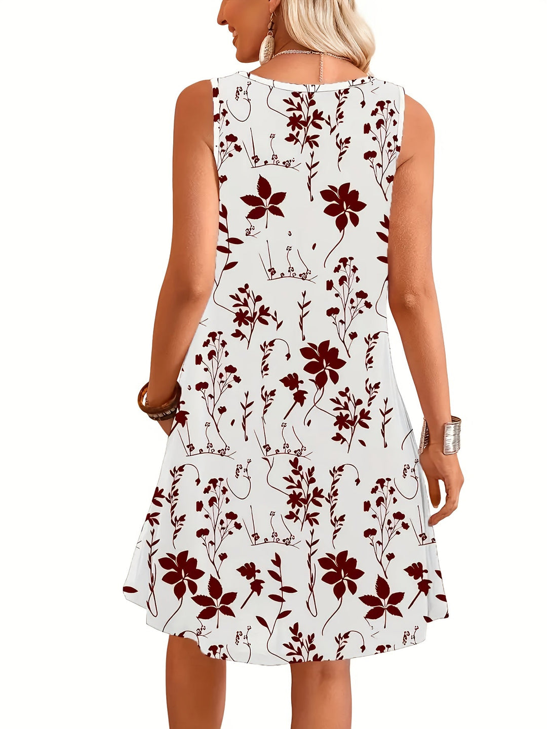 Marguerite | Floral Sleeveless Dress