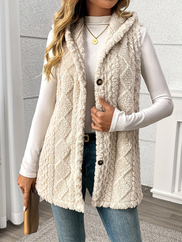 Lorna | Cozy Hooded Sleeveless Vest