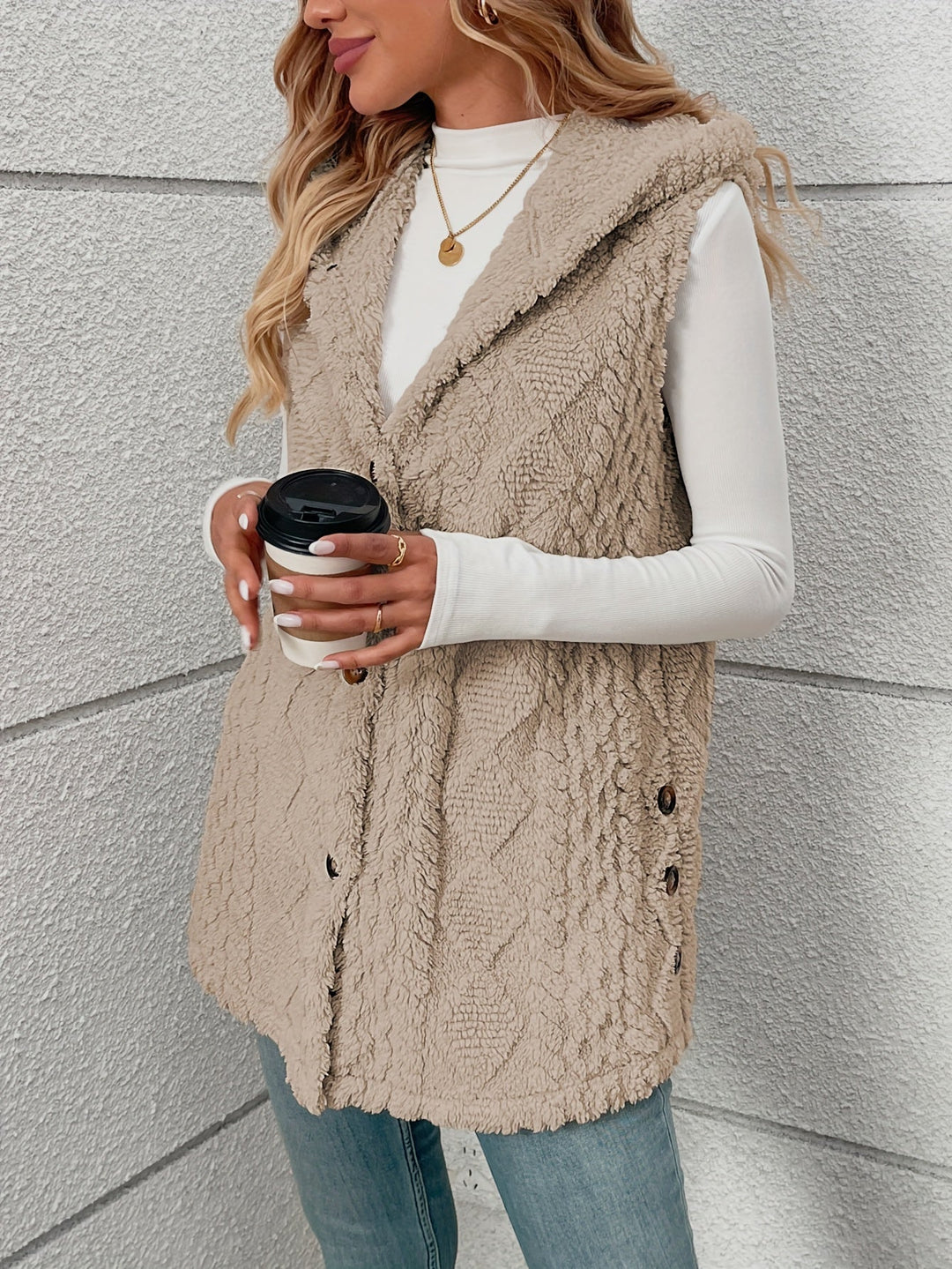 Lorna | Cozy Hooded Sleeveless Vest