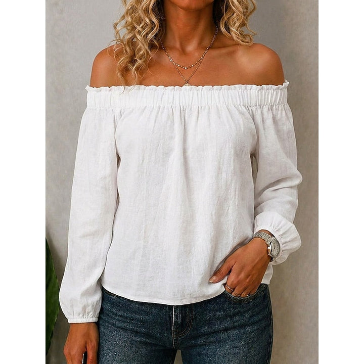 Priscilla | Off-Shoulder Ruffle Top