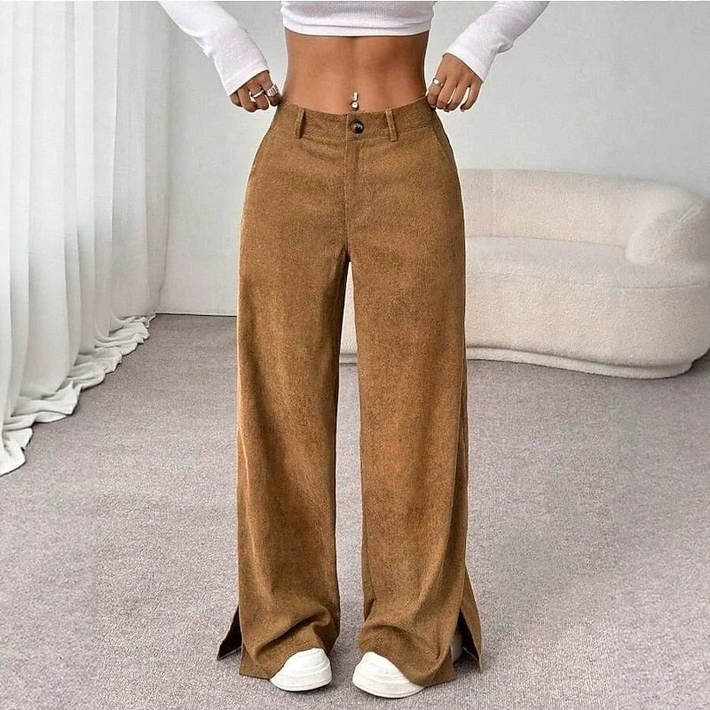 Rebecca | High-Waist Wide-Leg Trousers