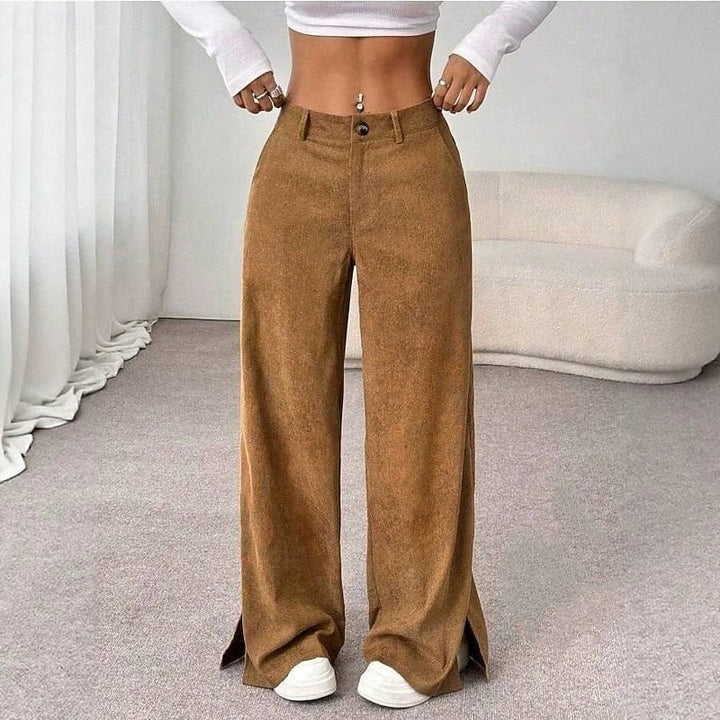 Rebecca | High-Waist Wide-Leg Trousers
