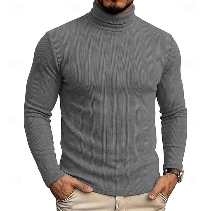 Rowan | Textured Turtleneck