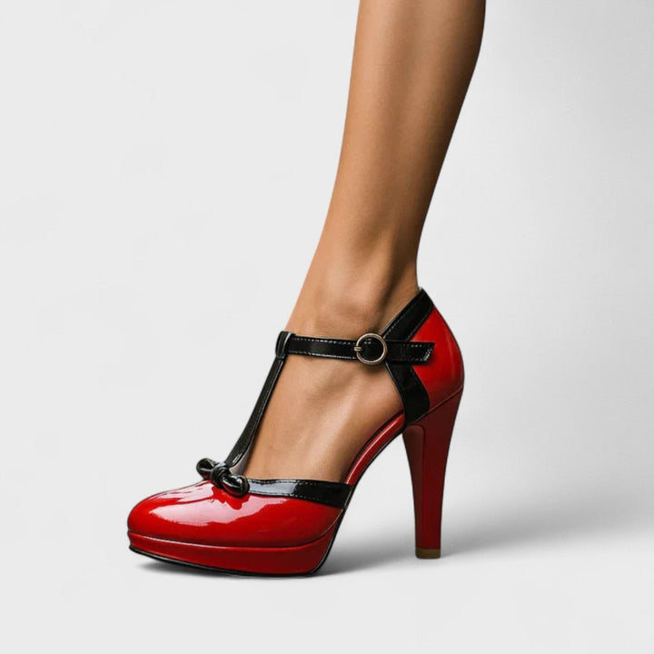 Marilyn | Elegant T-Strap Heels