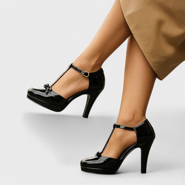 Marilyn | Elegant T-Strap Heels