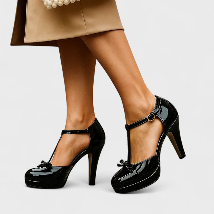 Marilyn | Elegant T-Strap Heels