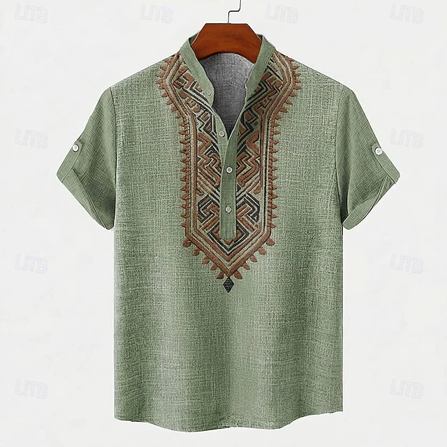 Sebastian | Embroidered Vintage Shirt