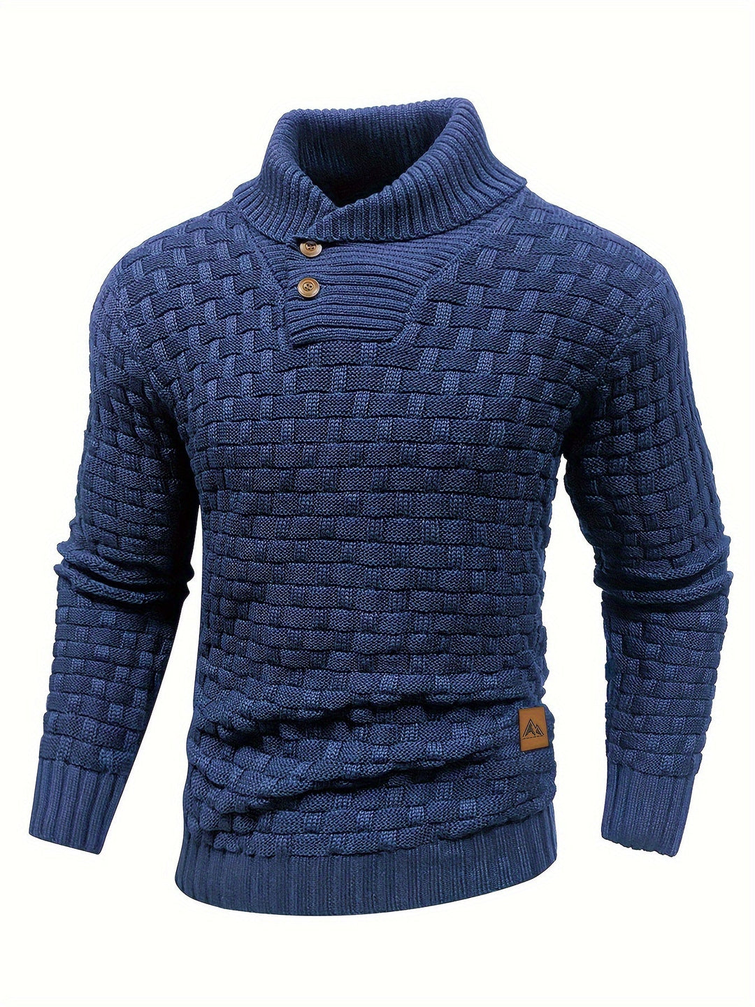 Alistair | Textured Shawl-Collar Jumper