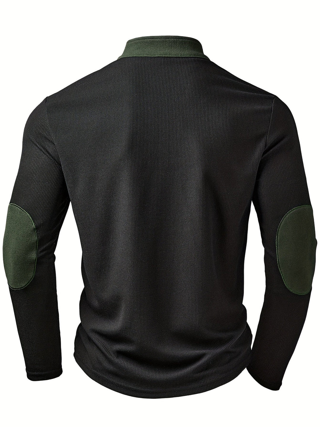Rory | Textured Colour-Block Quarter-Zip Pullover
