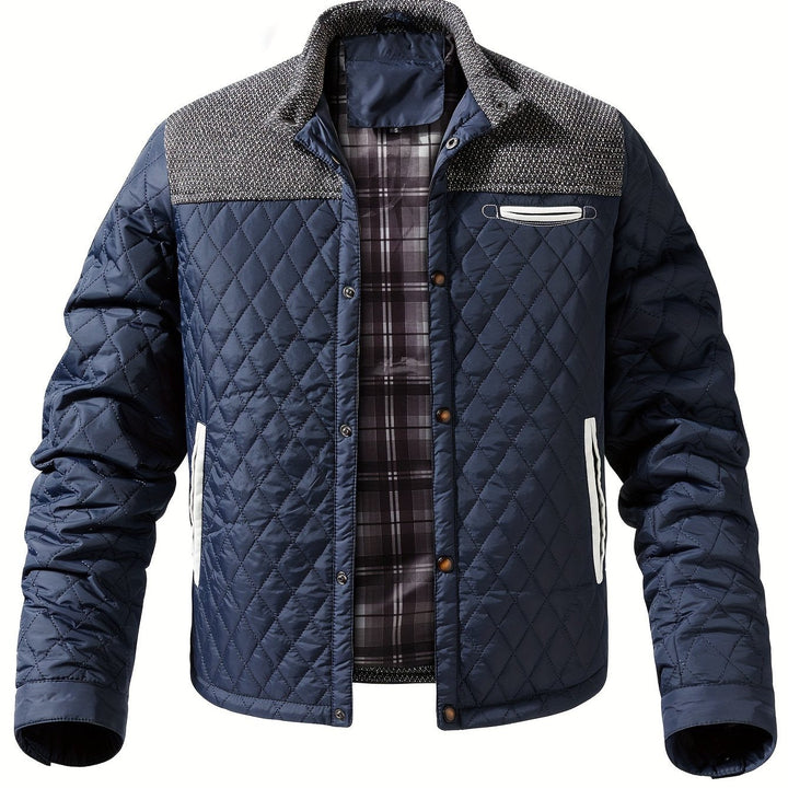 Gideon | Quilted Stand-Collar Jacket