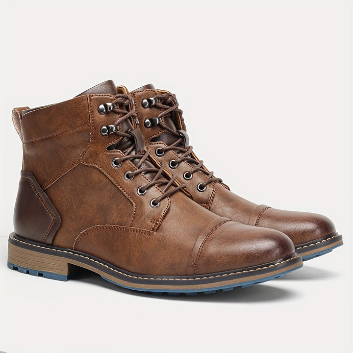 Rupert | Refined Cap-Toe Ankle Boots