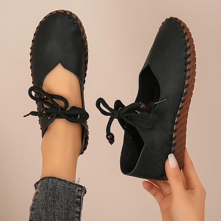 Annette | Handcrafted Lace-Up Flats