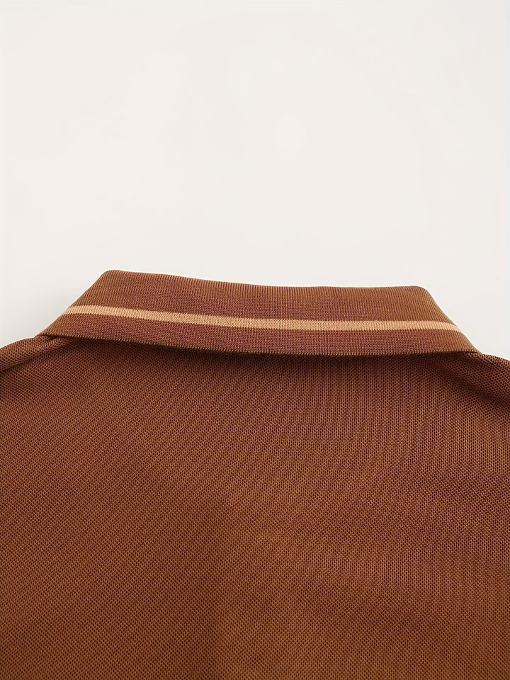 Dalton | Refined Long-Sleeve Polo Shirt