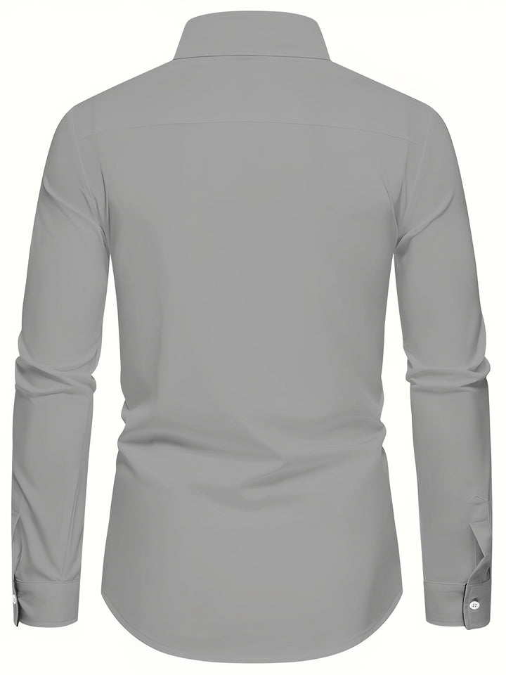 Graham | Contrast-Trim Slim Shirt