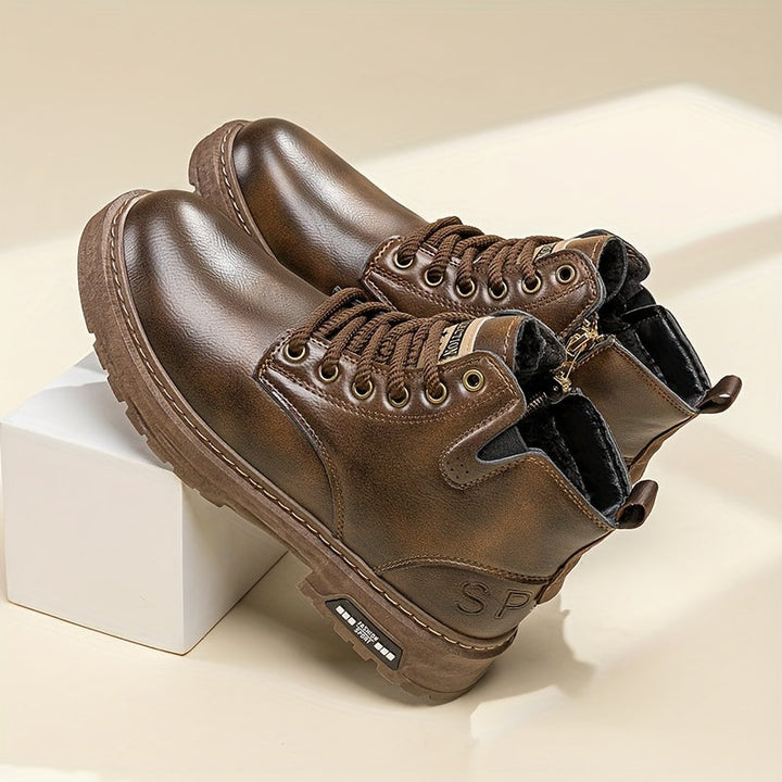 Duncan | Rugged High-Top Lace-Up Boots