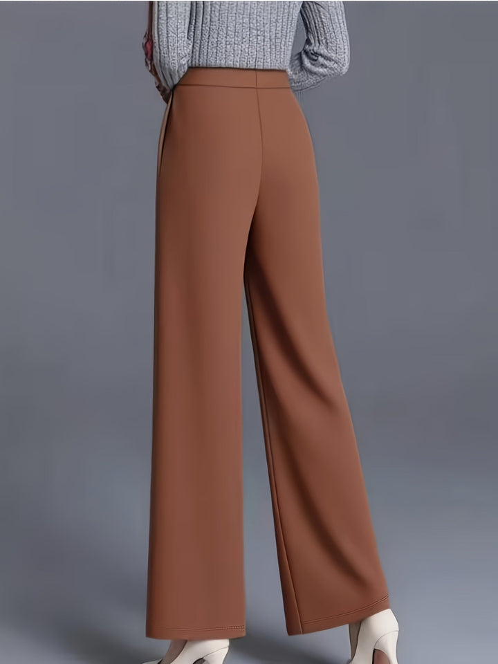 Claudia | High-Waisted Wide-Leg Trousers
