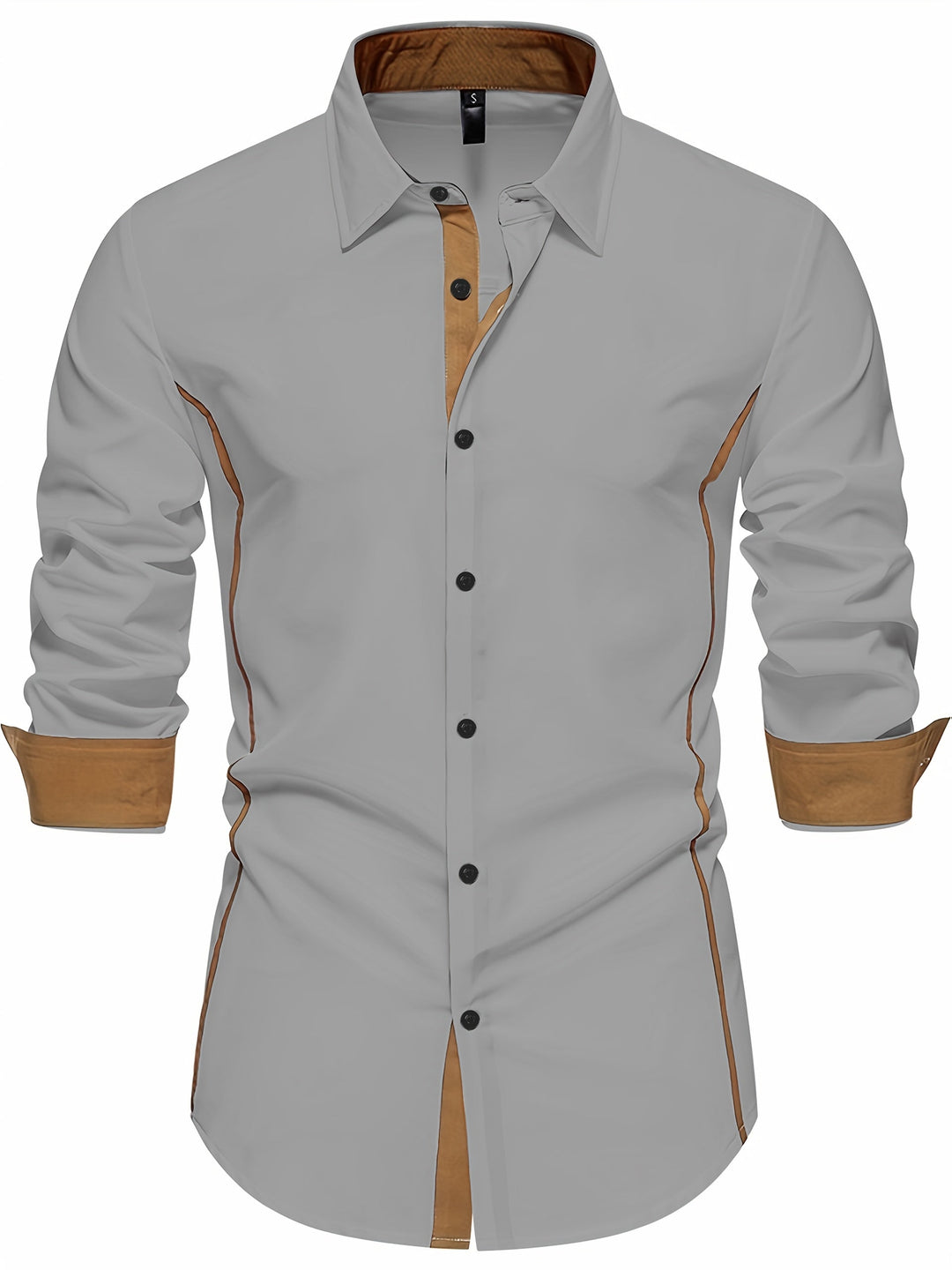 Graham | Contrast-Trim Slim Shirt