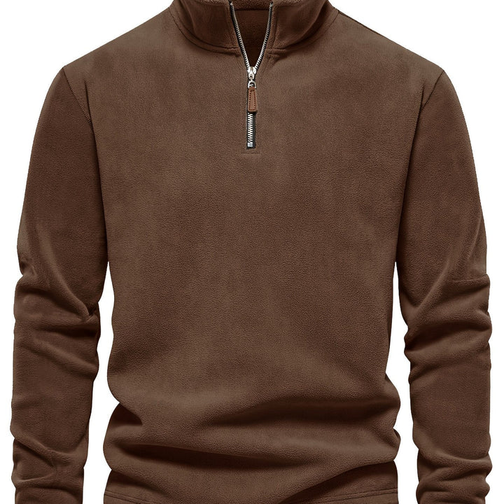 Hugo | Half-Zip Stand-Collar Pullover