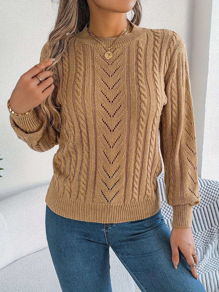 Blythe | Cable-Knit Textured Jumper