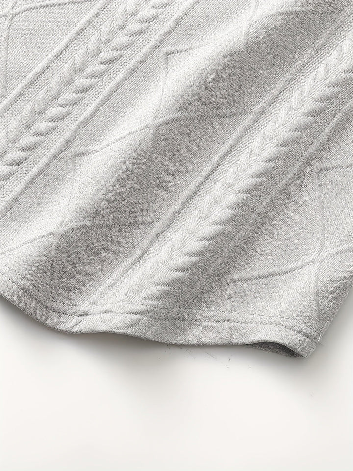 Edwin | Textured Crew Neck Top