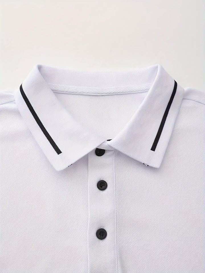 Dalton | Refined Long-Sleeve Polo Shirt