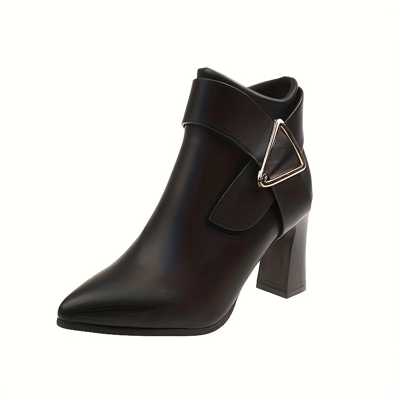 Nadine | Refined Pointed-Toe Ankle Boots