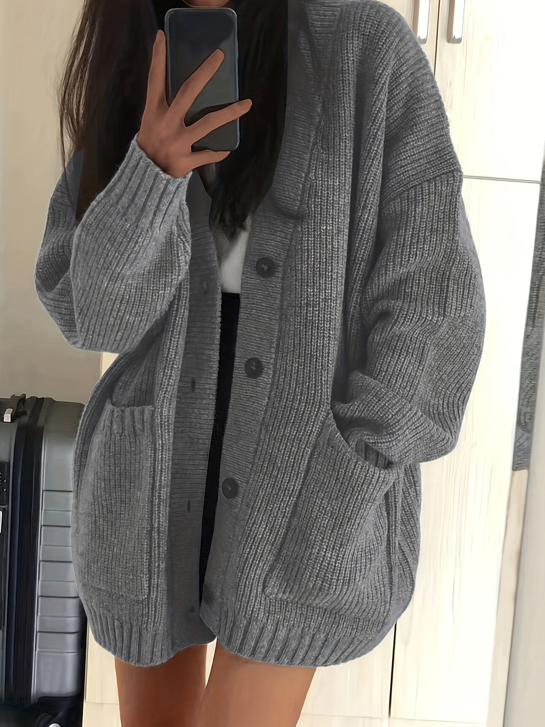 Maisie | Relaxed Button-Front Cardigan