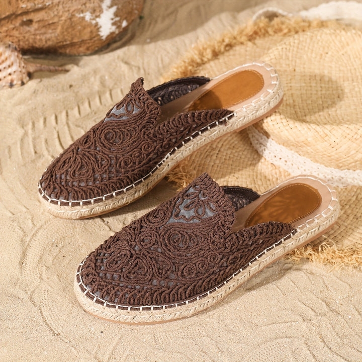 Bonnie | Woven Slip-On Mules