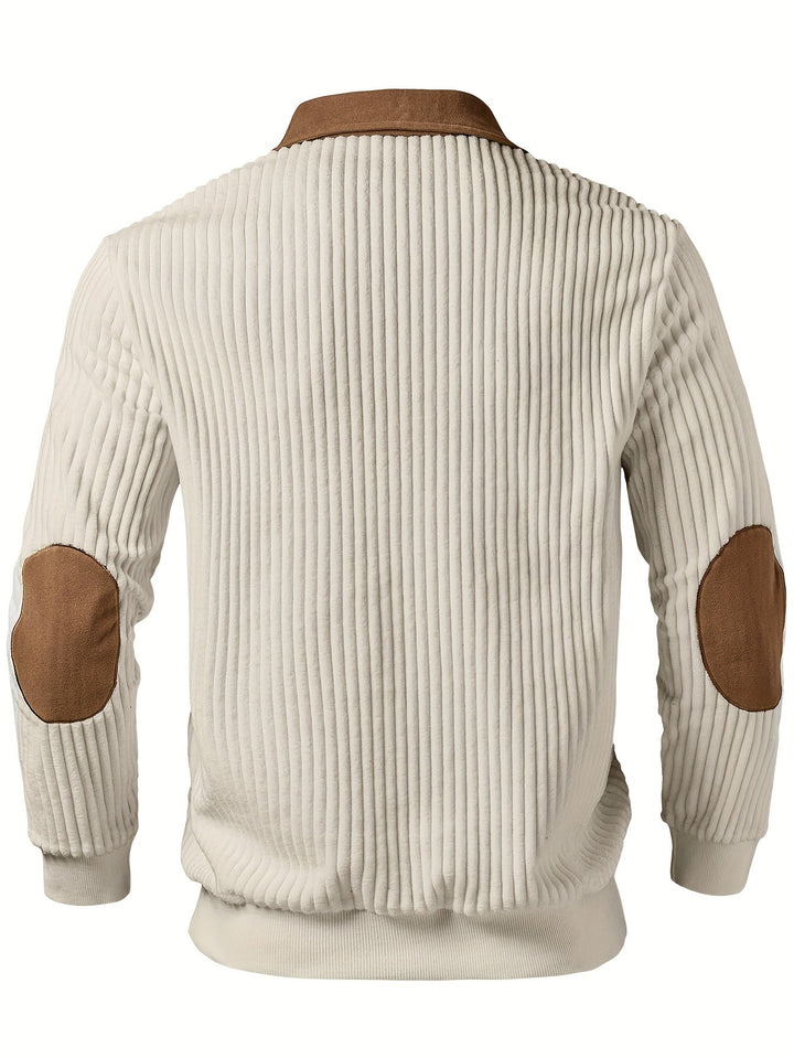 Roland | Two-Tone Quarter-Zip Pullover