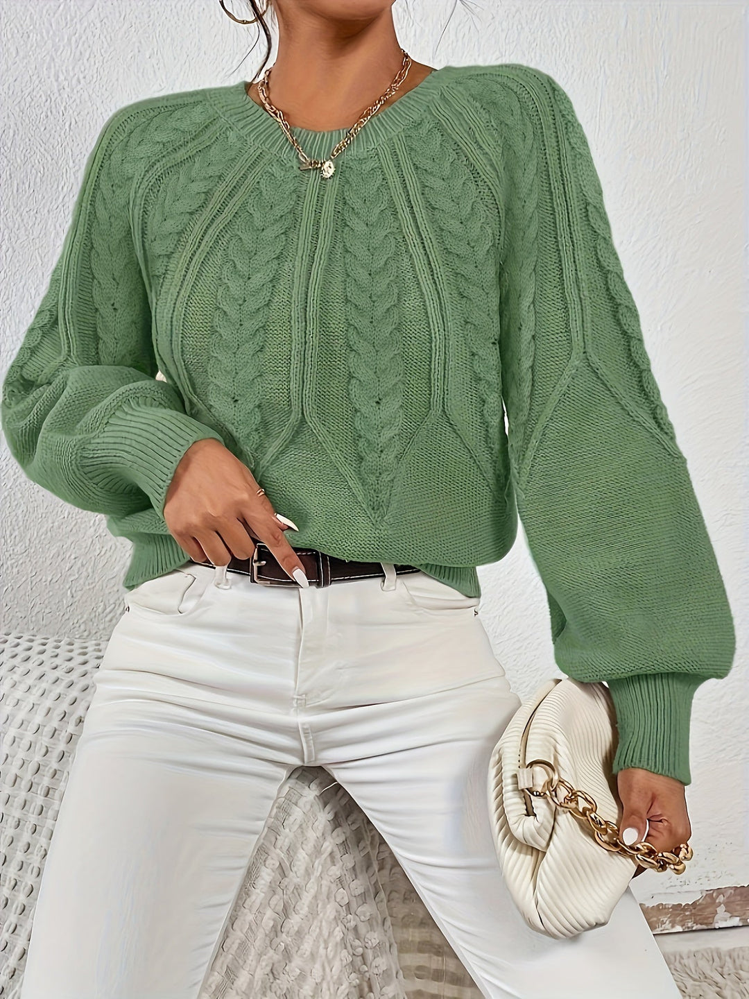 Eleanor | Relaxed Cable-Knit Jumper