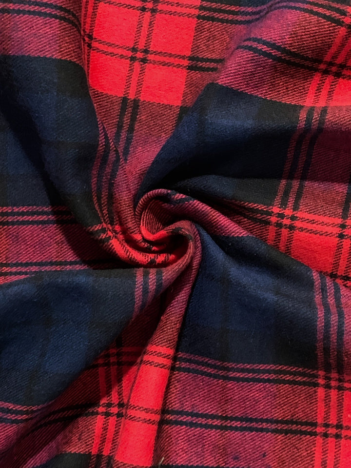 Braxton | Checked Hooded Shirt