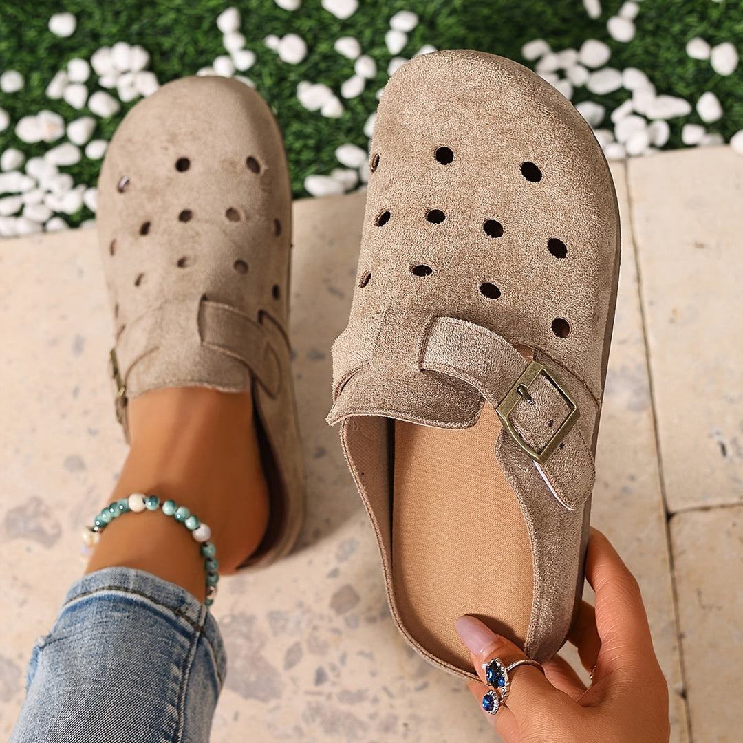 Marion | Buckle-Detail Slip-On Clogs