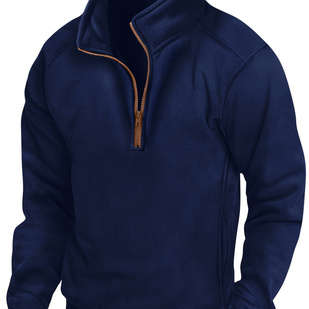 Colton | Stand-Collar Half-Zip Pullover