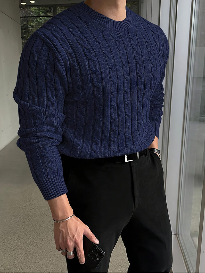 Preston | Twisted Cable Pullover Jumper