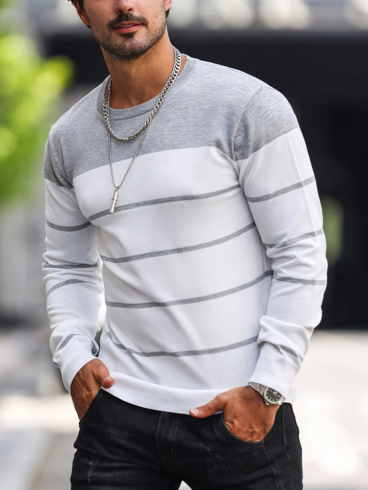 Henry | Striped Crew Neck Jumper