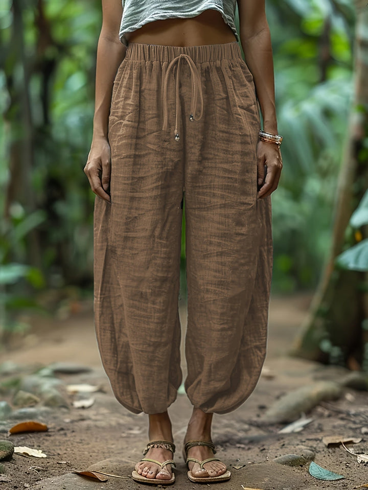 Marjorie | Relaxed Drawstring Lantern Trousers
