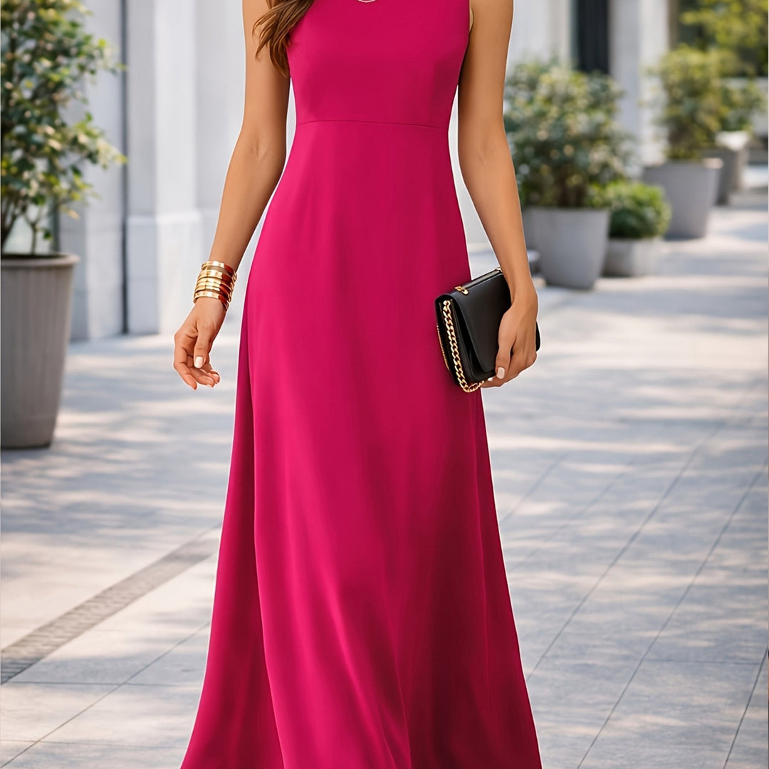 Clarissa | Sleeveless Flowing Maxi Dress